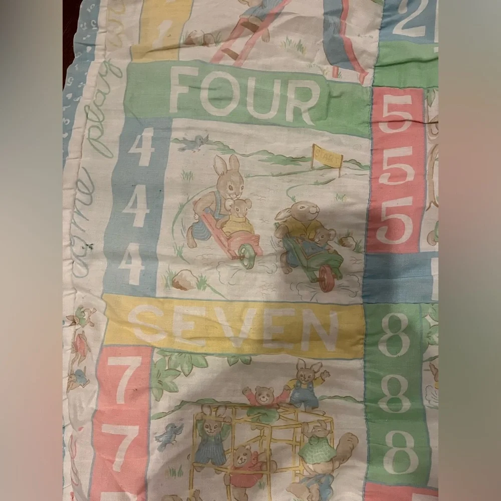 vintage baby quilt